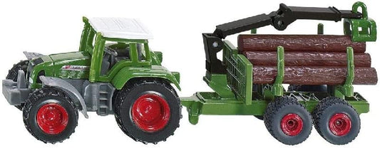 Siku 1:87 Fendt with Forestry Trailer