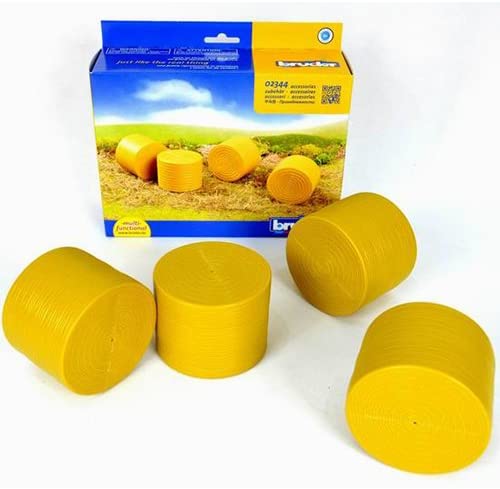 Bruder Set of 4 Round Hay Bales