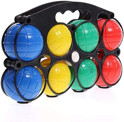 8 Piece Boules Set Colourful Garden Games