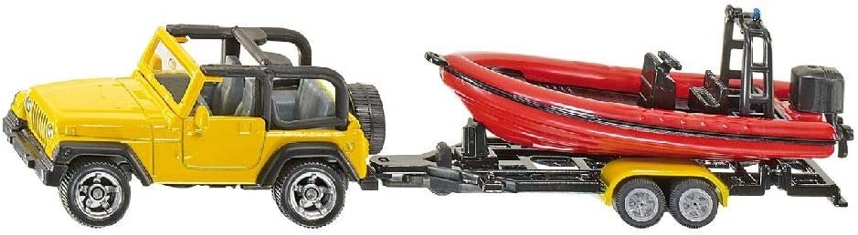 Siku 1:87 Jeep with Boat