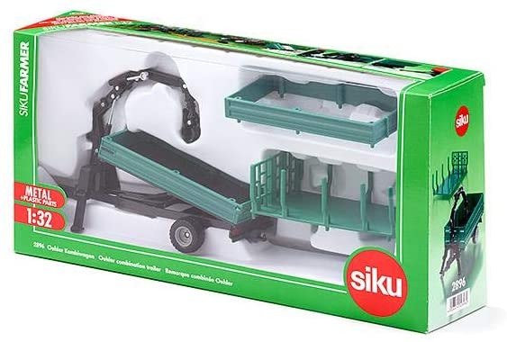 SIKU 2896 Farmer Oehler Combination Trailer, Green