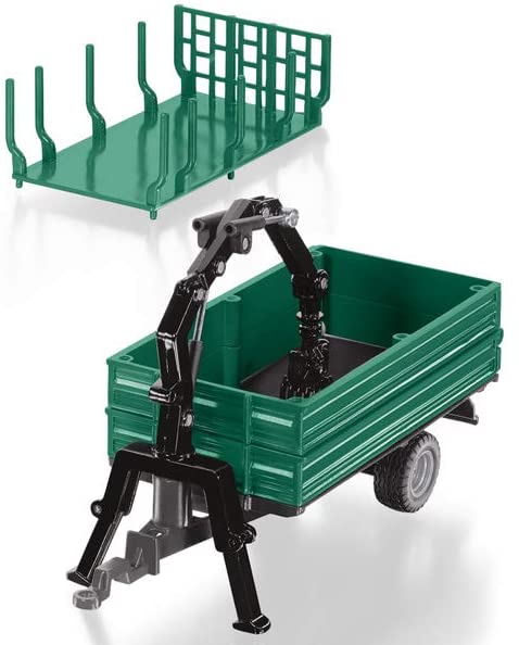 SIKU 2896 Farmer Oehler Combination Trailer, Green