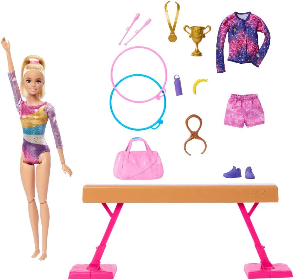 Barbie Gymnastics Doll & Accessories