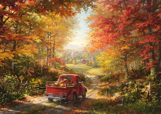 Schmidt Back Home 1000pc puzzle completed picture by Blend Cota