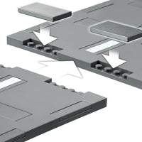 connecting feature of LEGO Road plates