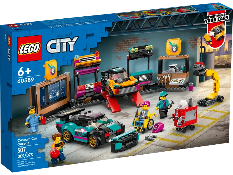 LEGO City 60389 Custom Car Garage