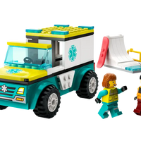 LEGO 60403 Emergency Ambulance and Snowboarder