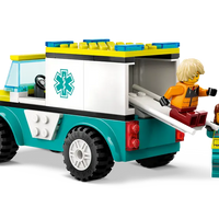 LEGO 60403 Emergency Ambulance and Snowboarder