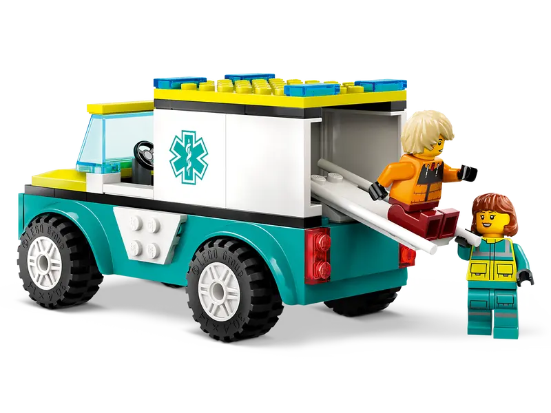 LEGO 60403 Emergency Ambulance and Snowboarder