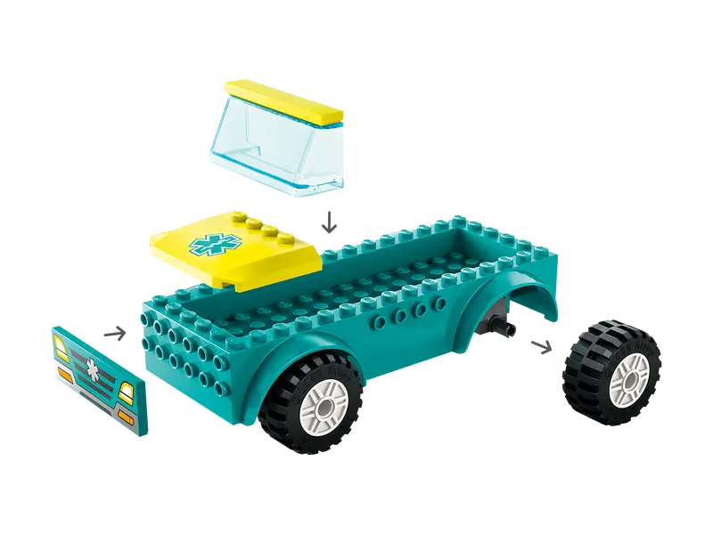 LEGO 60403 Emergency Ambulance and Snowboarder