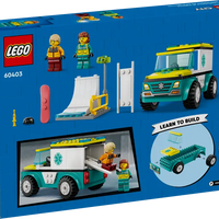 LEGO 60403 Emergency Ambulance and Snowboarder