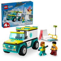 LEGO 60403 Emergency Ambulance and Snowboarder