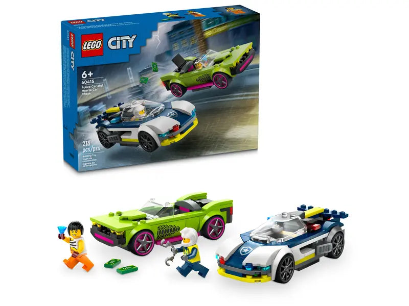 LEGO 60415 City Police Car and Muscle Car Chase