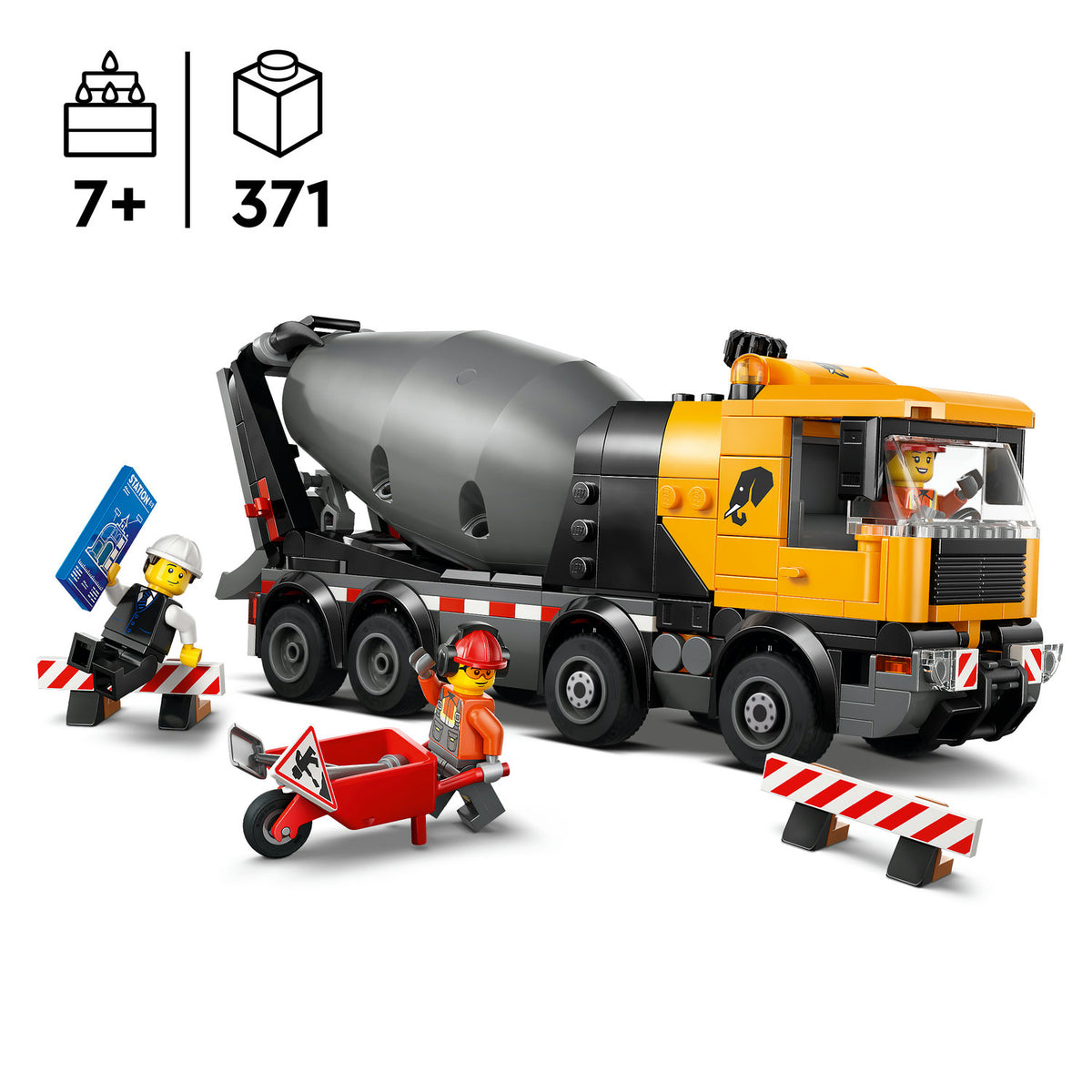 lego city cement mixer 