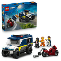 lego city police prisoner transport van  with packaging 