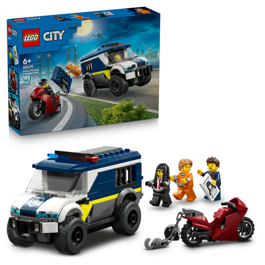 lego city police prisoner transport van  with packaging 