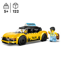 lego city yellow taxi 
