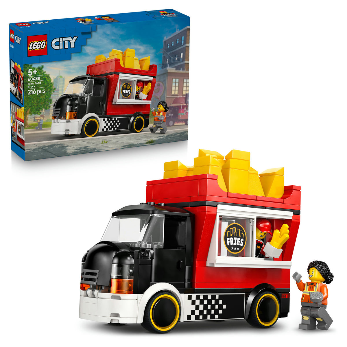 lego city fries food truck with packaging 