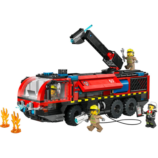 LEGO City 60499 Airport Fire Truck – built model