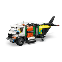 LEGO City 60505 Airplane, Service Truck & Hovercraft Remix – play view