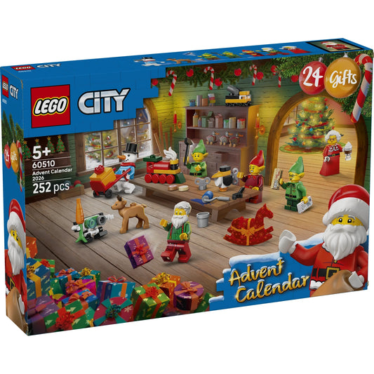 LEGO City 60510 Advent Calendar 2026 – built model
