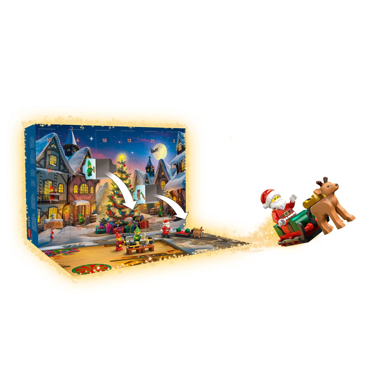 LEGO City 60510 Advent Calendar 2026 – detail