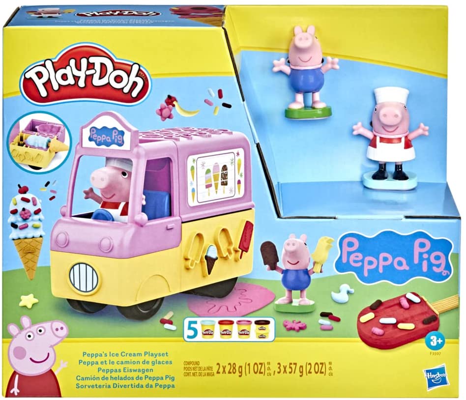 F3597 Play-Doh Peppa's Ice Cream Playset with Ice Cream Truck