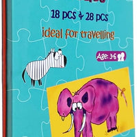 The Purple Cow Magnetic Puzzles Travel Game – product view