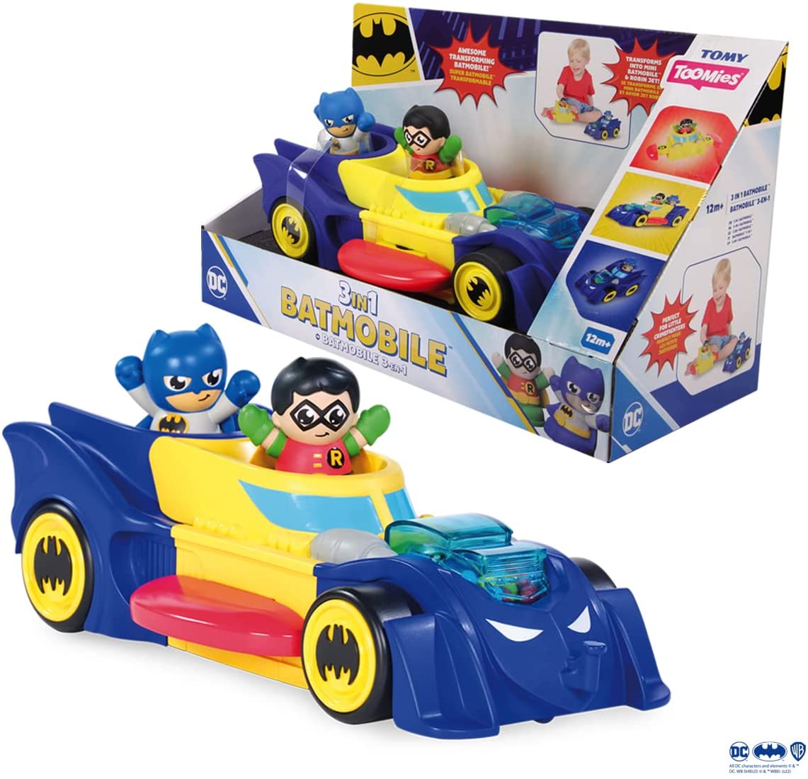 TOMY - Toomies 3 in 1 Batmobile