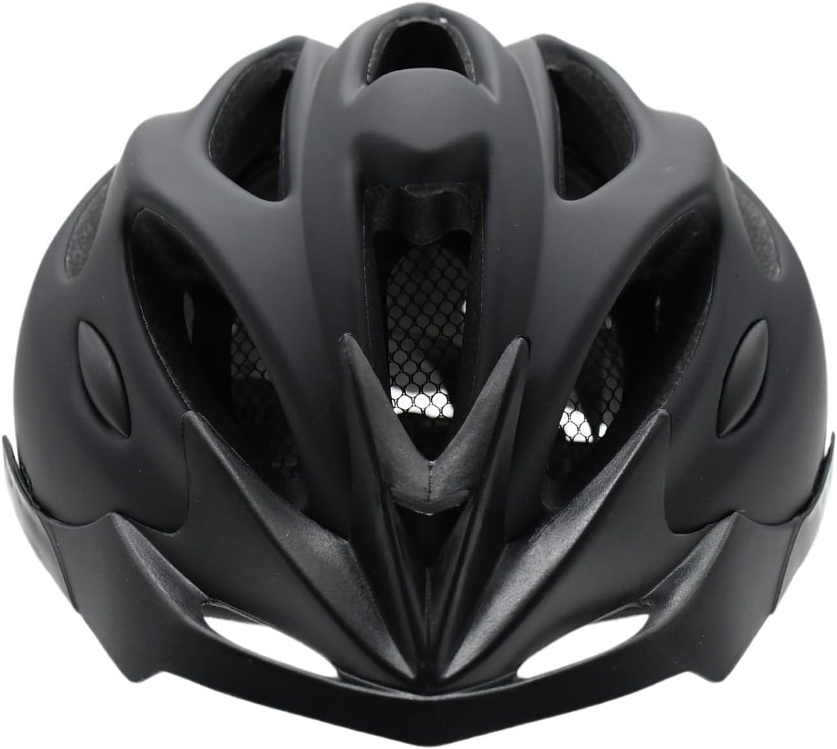 Six Peaks black cycling helmet with visor – view 3