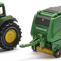 Siku 1:87 John Deere Tractor with Round Baler