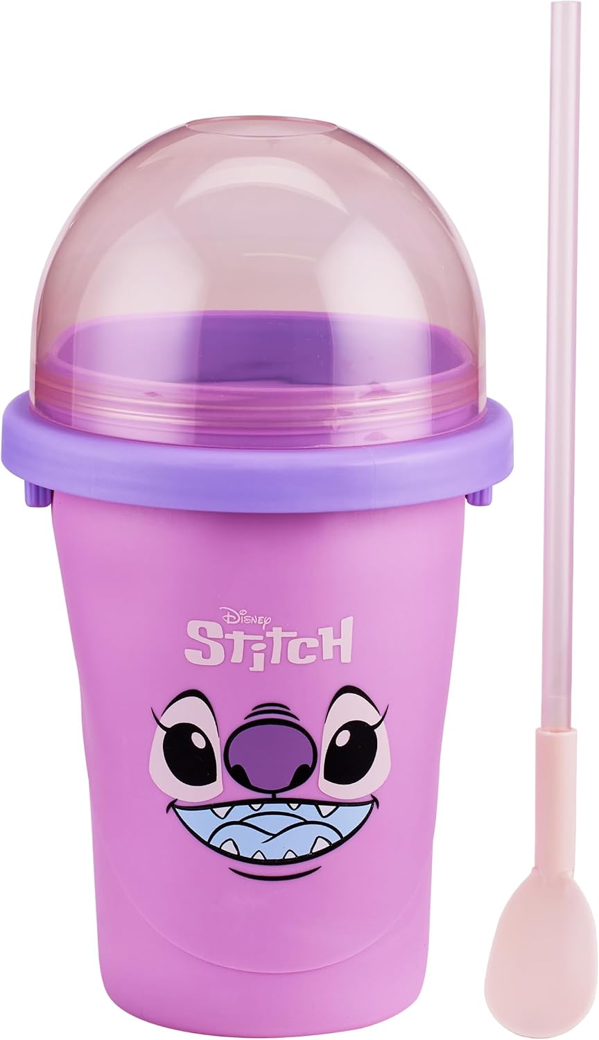 ChillFactor Disney Stitch Angel Slushy Maker Pink – with slushy