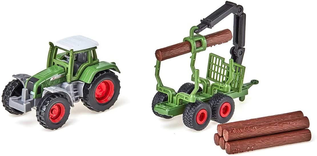 Siku 1:87 Fendt with Forestry Trailer