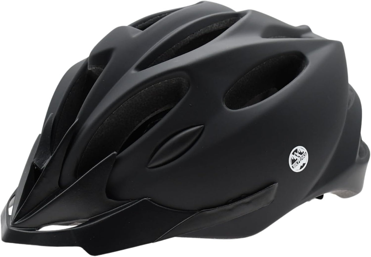 Six Peaks black cycling helmet with visor
