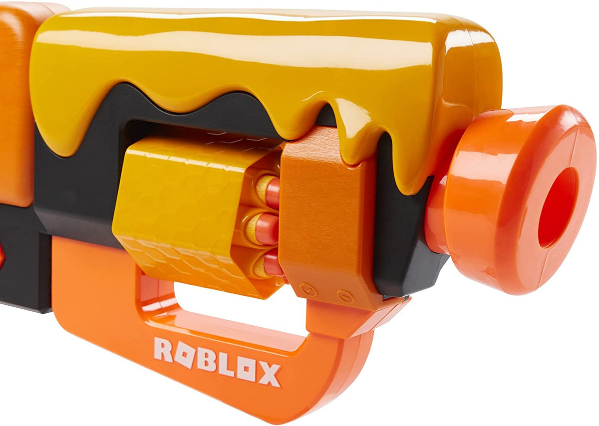 F2486 Nerf Roblox Adopt Me! BEES! Lever Action Blaster 8 Nerf Elite Darts