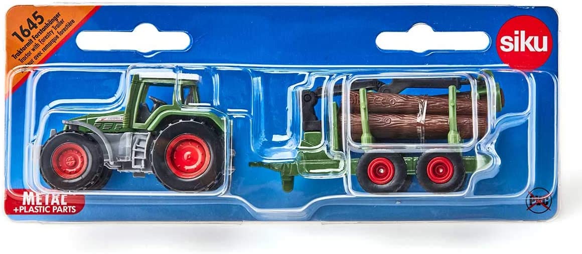 Siku 1:87 Fendt with Forestry Trailer