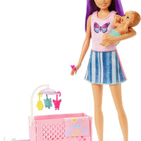 Barbie Doll And Accessories | Skipper Babysitter Crib Playset