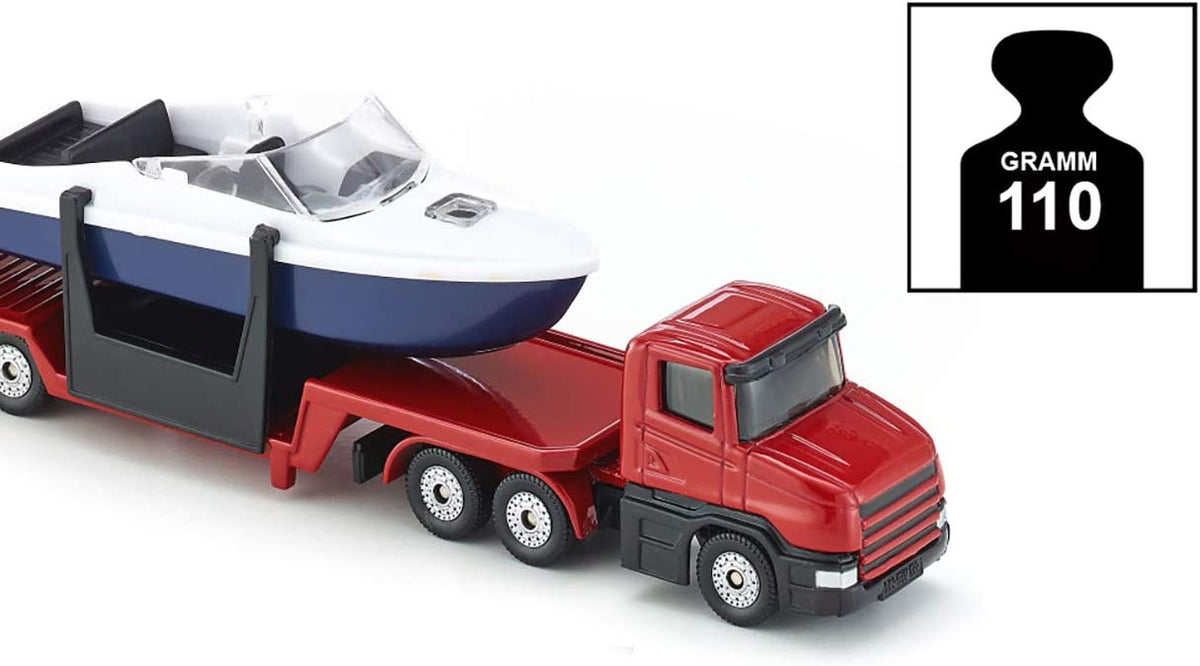 Siku 1:87 Low Loader with Speed Boat