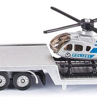 Siku 1:87 Police Low Loader with Helicopter