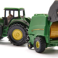 Siku 1:87 John Deere Tractor with Round Baler