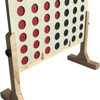 Toyfinity wooden 4 in a Row game with red and black counters – view 6
