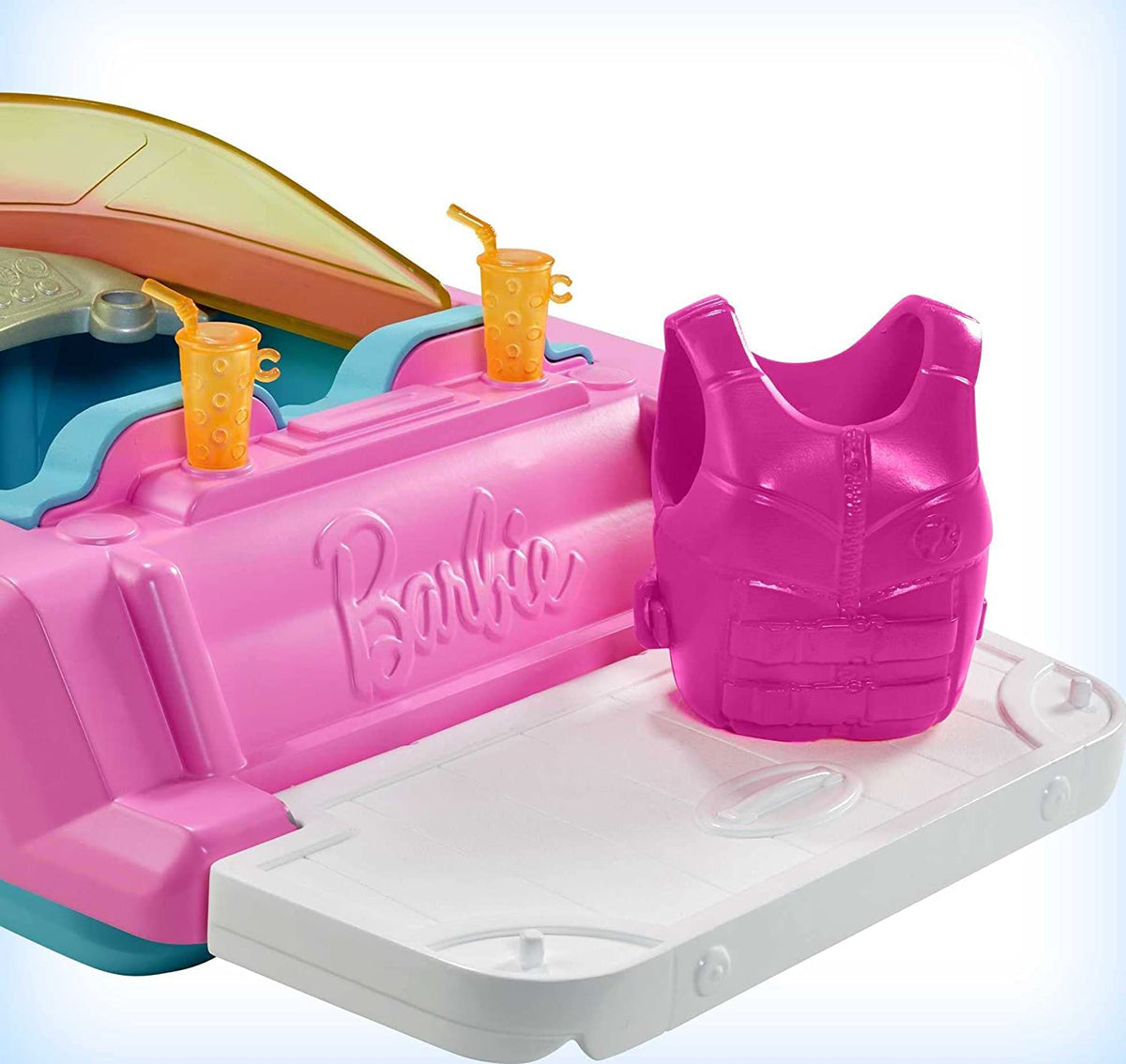 Barbie Boat with Puppy and Themed Accessories