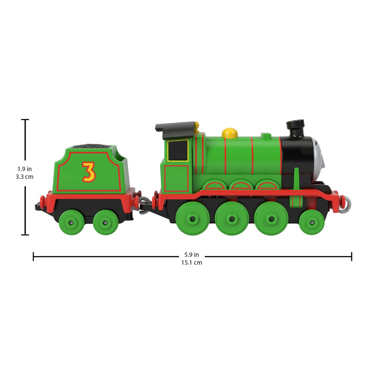 Thomas & Friends Henry Diecast Push-Along Engine with Tender – product view