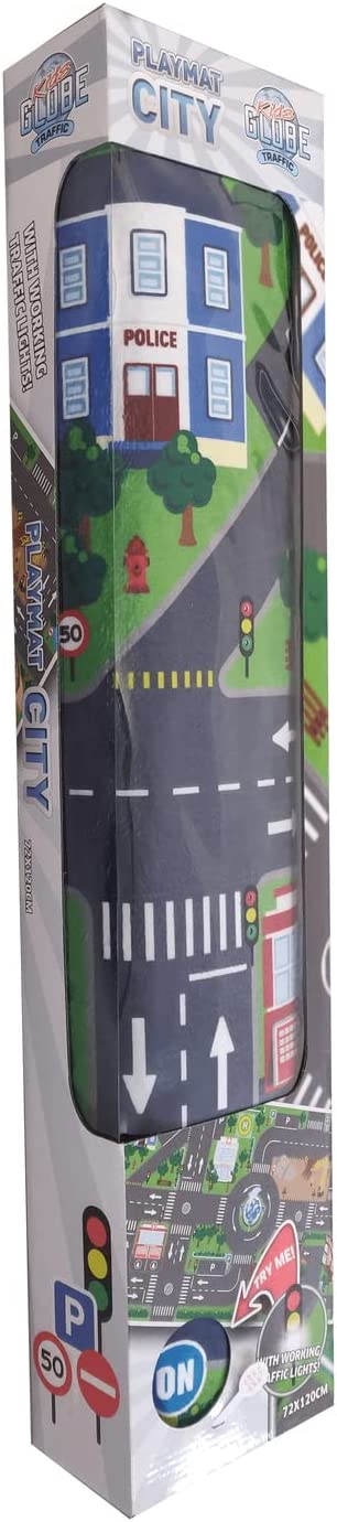 Kids Globe Traffic Mat with Led Traffic Lights