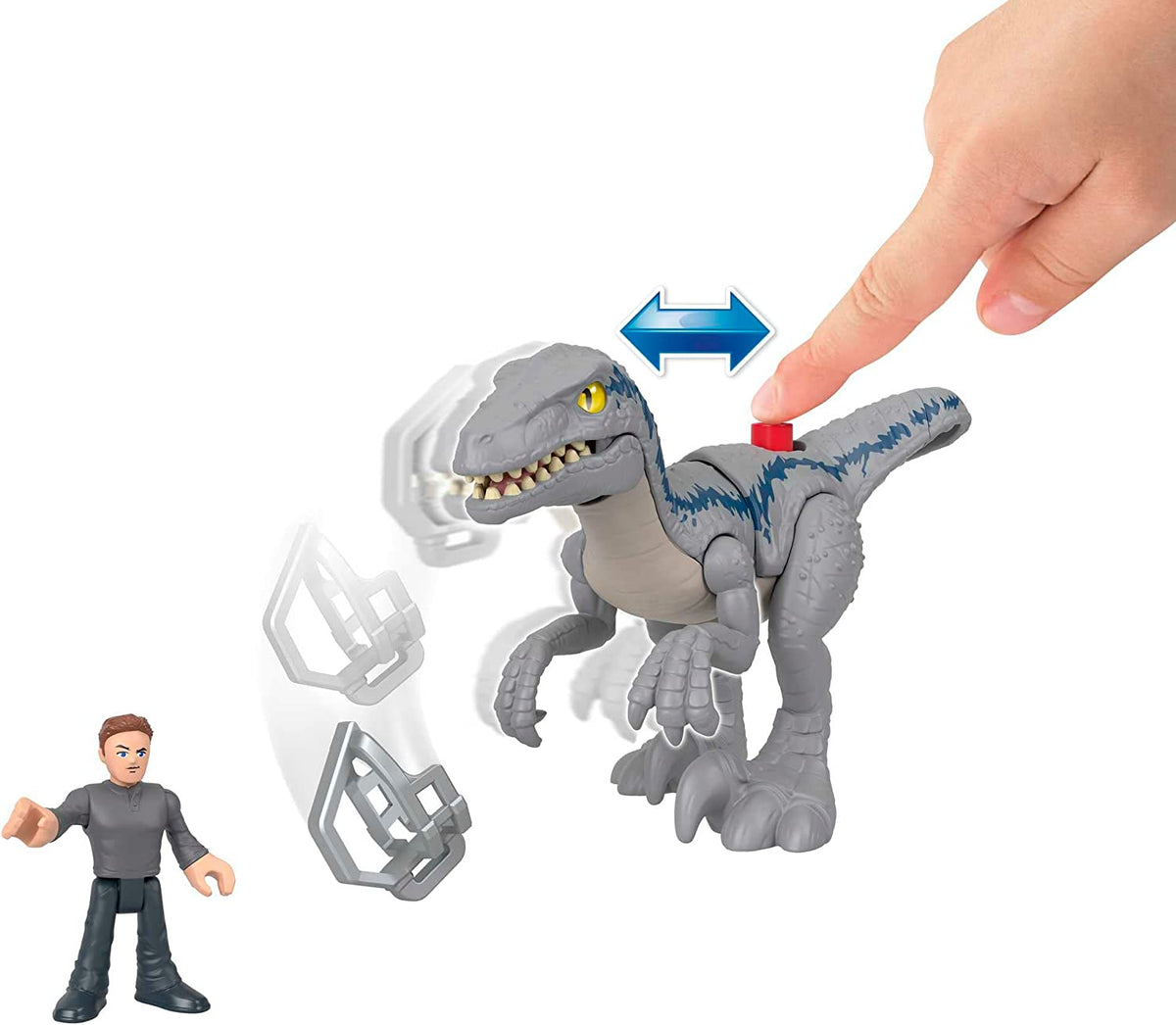 Imaginext Jurassic World Dominion Dinosaur Breakout 'Blue'