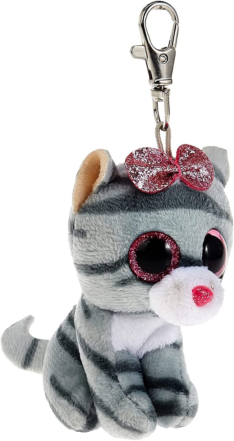 TY 35043 Beanie Boo's Clip Grey Cat Kiki