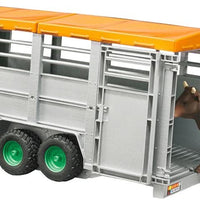 Bruder Livestock Trailer With Cow