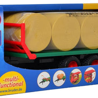 Trailer with Round Bales