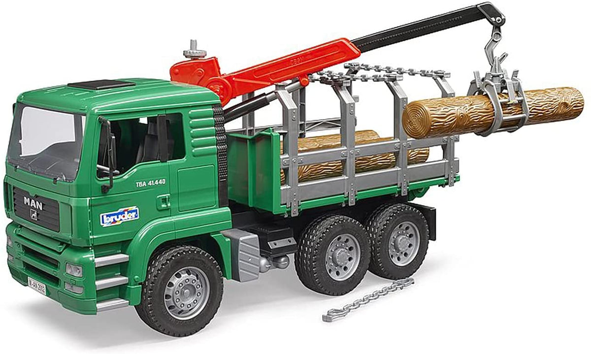 MAN Timber Truck with Loading Crane