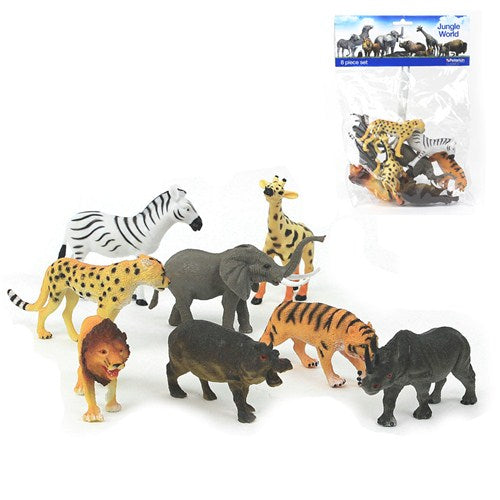 Jungle world 8pc Set